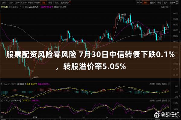 股票配资风险零风险 7月30日中信转债下跌0.1%，转股溢价率5.05%