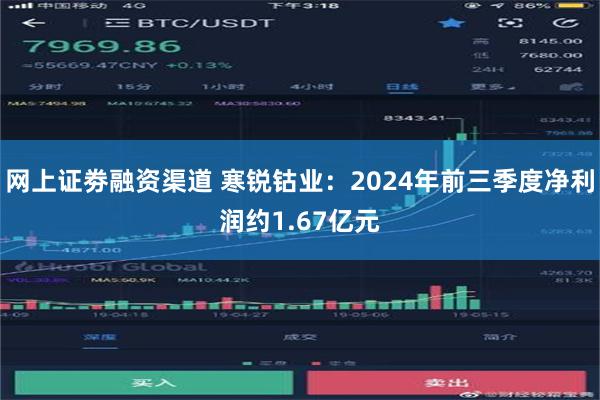 网上证劵融资渠道 寒锐钴业：2024年前三季度净利润约1.67亿元