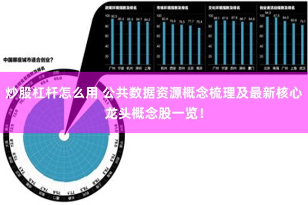 炒股杠杆怎么用 公共数据资源概念梳理及最新核心龙头概念股一览！