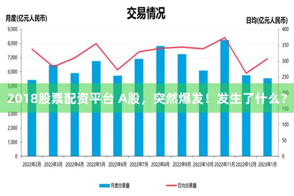 2018股票配资平台 A股，突然爆发！发生了什么？